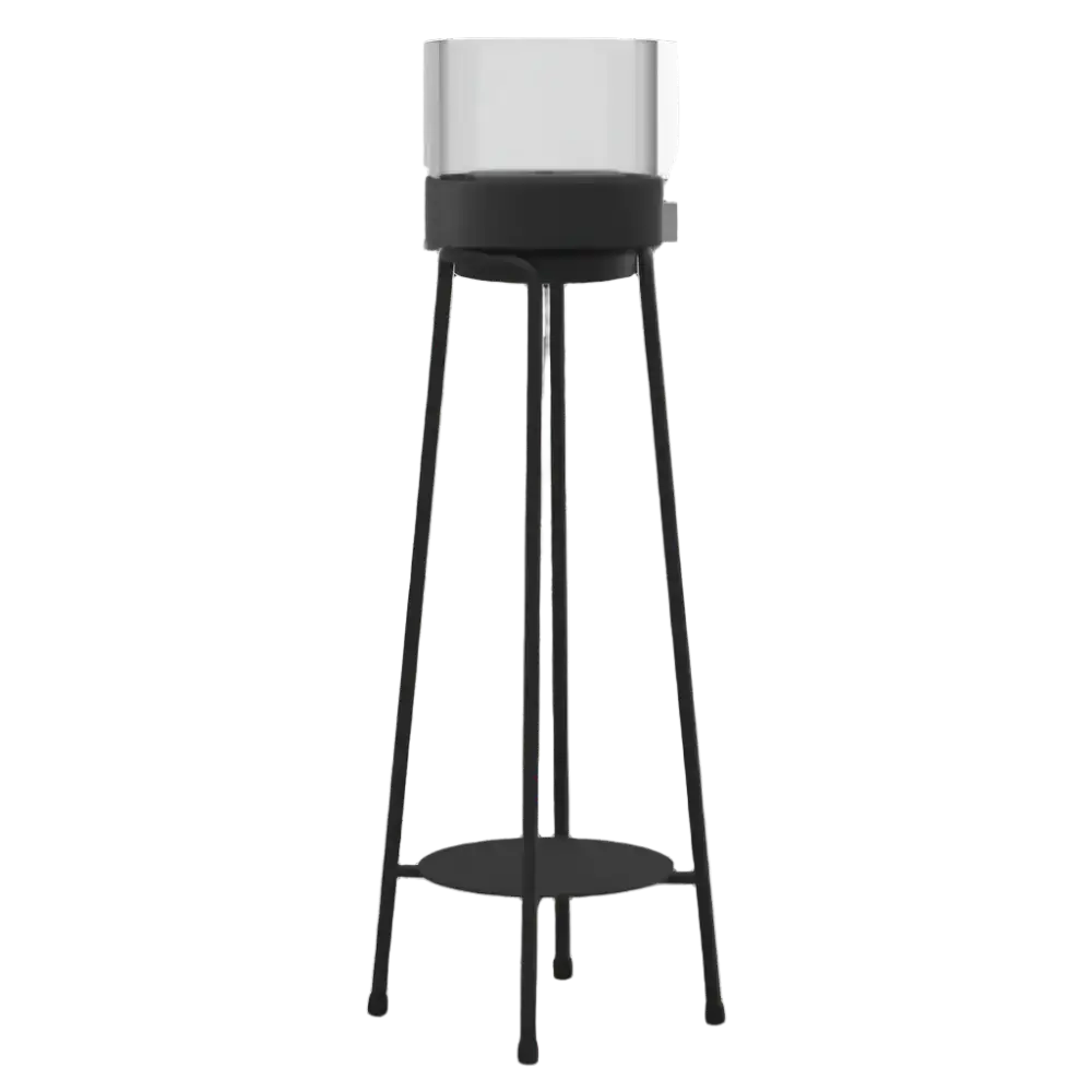 SACKit Bio Lamp Ø14 asetettuna SACKit Patio -lisävarustejalustalle