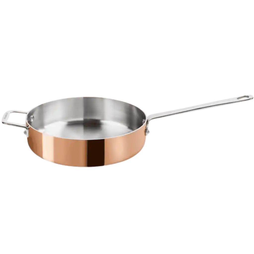 Korkeareunainen Scanpan Maitre D' kuparikasari (24cm) haudutukseen