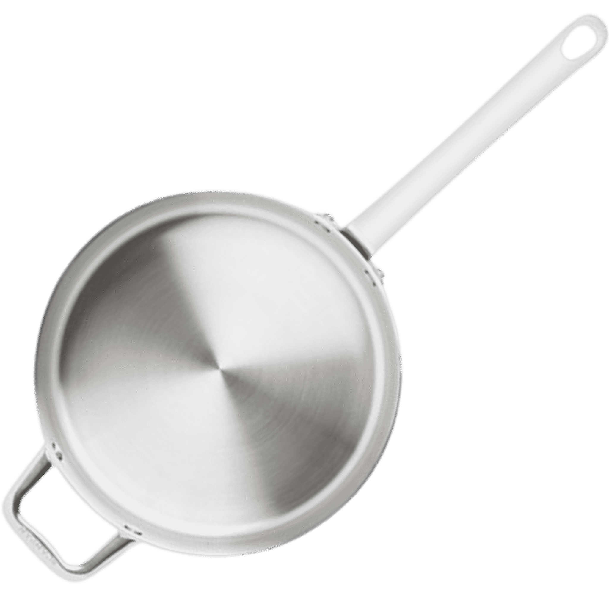 Scanpan Maitre D' 24cm paistokasari ylhäältä - terässisus ja kuparipinta