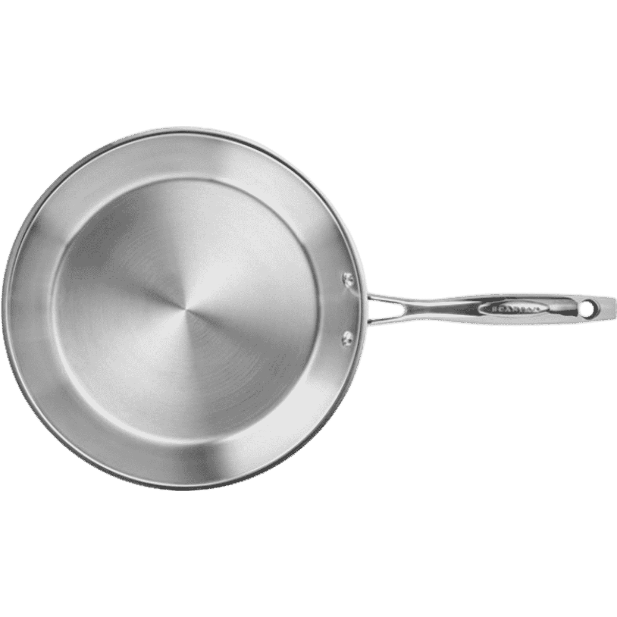 Pyöreä Scanpan STS paistinpannu ylhäältä, näkymä paistopinnalle