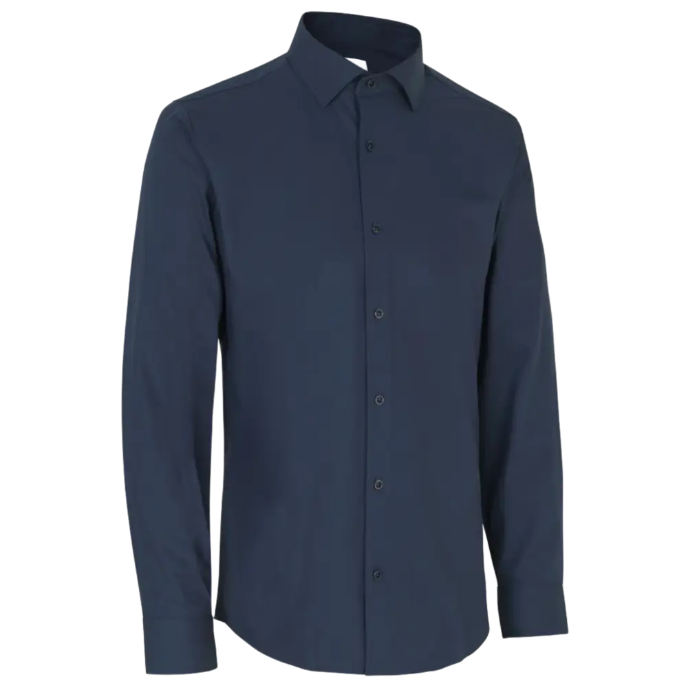 SEVEN SEAS Hybrid kauluspaita slim-Navy-ZigiZagi