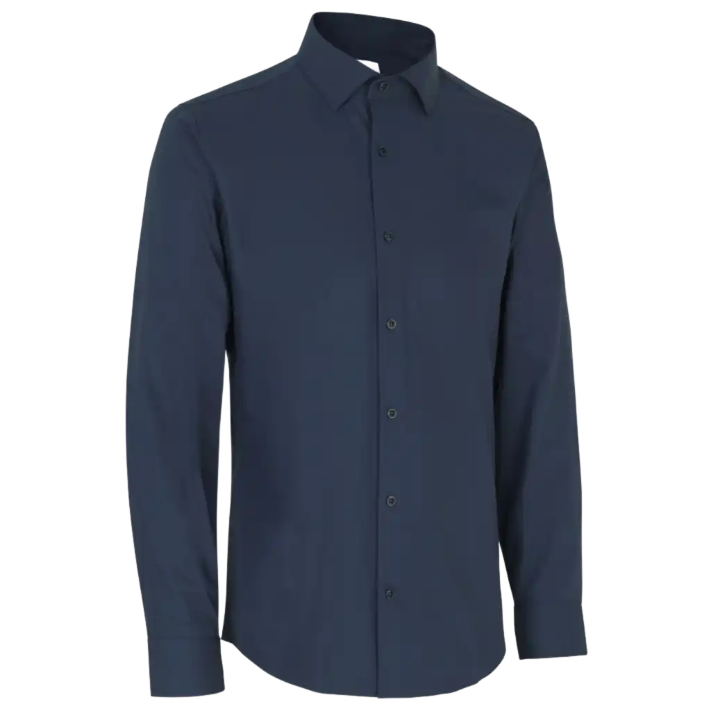 SEVEN SEAS Hybrid kauluspaita slim-Navy-ZigiZagi