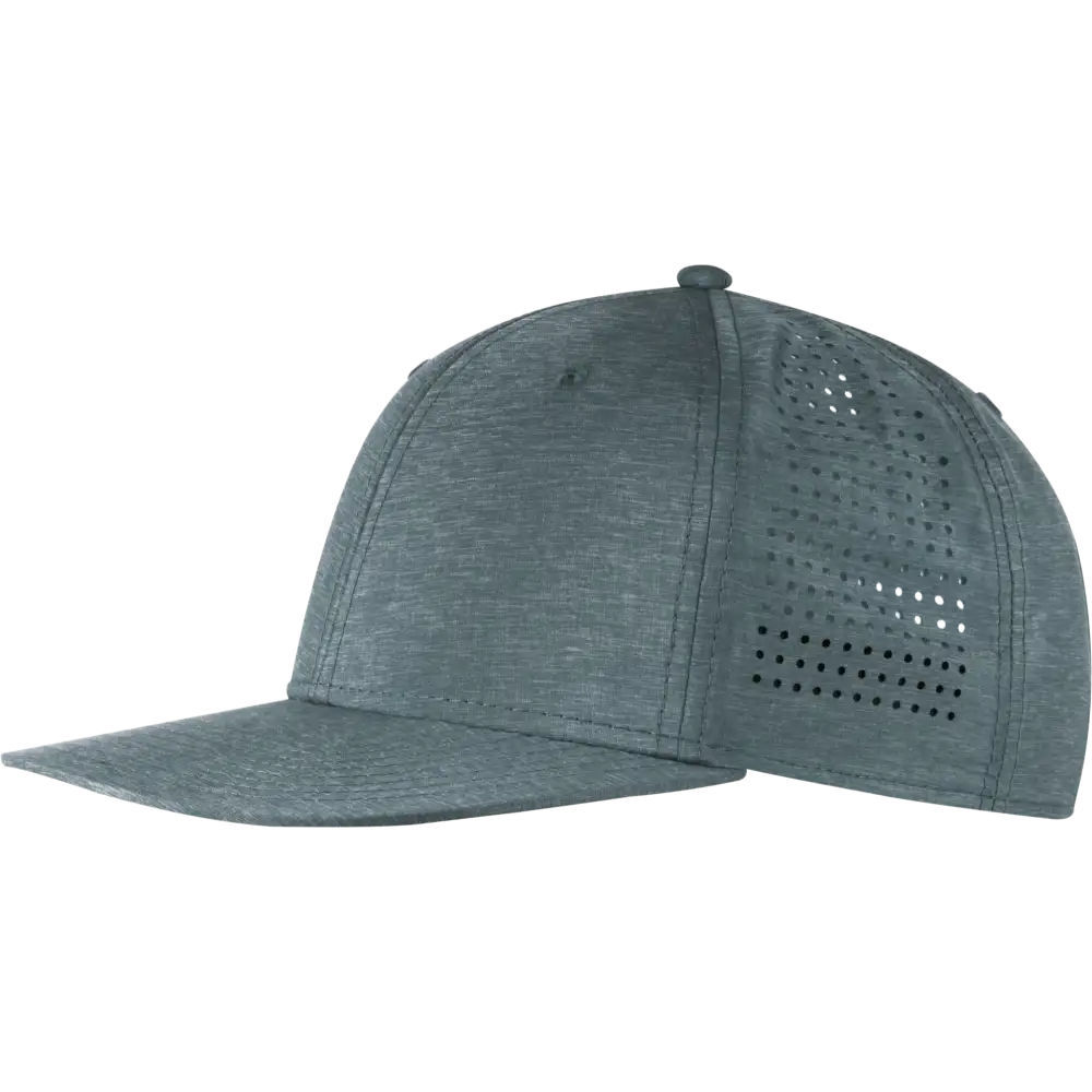 Perforoitu snapback omalla logolla, väri Oliivi