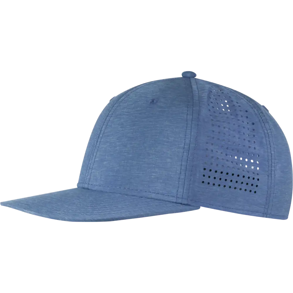 Perforoitu snapback omalla logolla, väri Sea