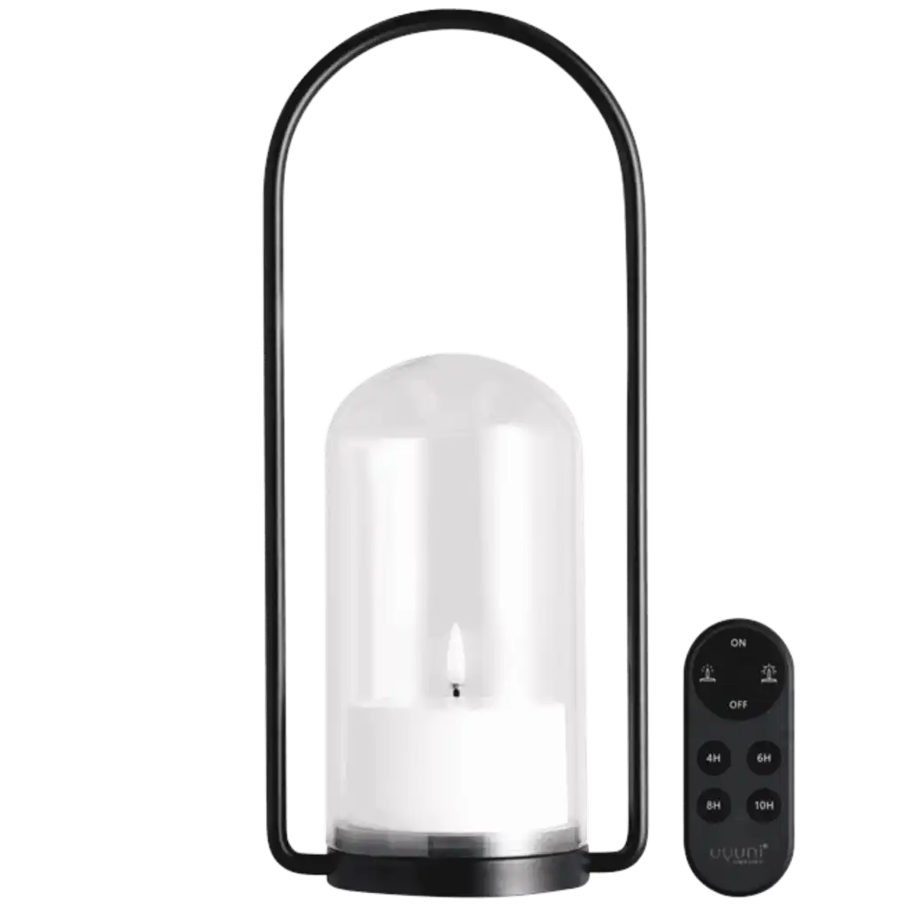 Uyuni Outdoor Lyhty 2.0 -setti: lyhty, LED-kynttilä ja kaukosäädin – upea yrityslahja