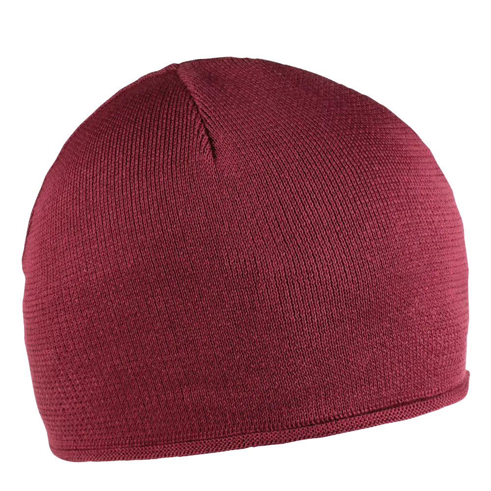 Puuvillapipo Cotton simply Burgundy - Recycled Mainospipo - Pipo omalla logolla -11  väriä varastossa - ZigiZagi